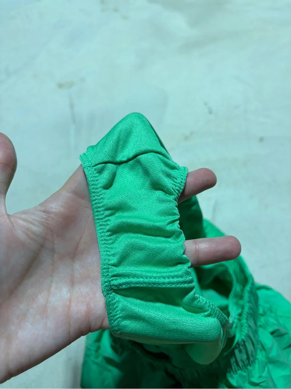 Nike Women's Bright Green Athletic Running Shorts small